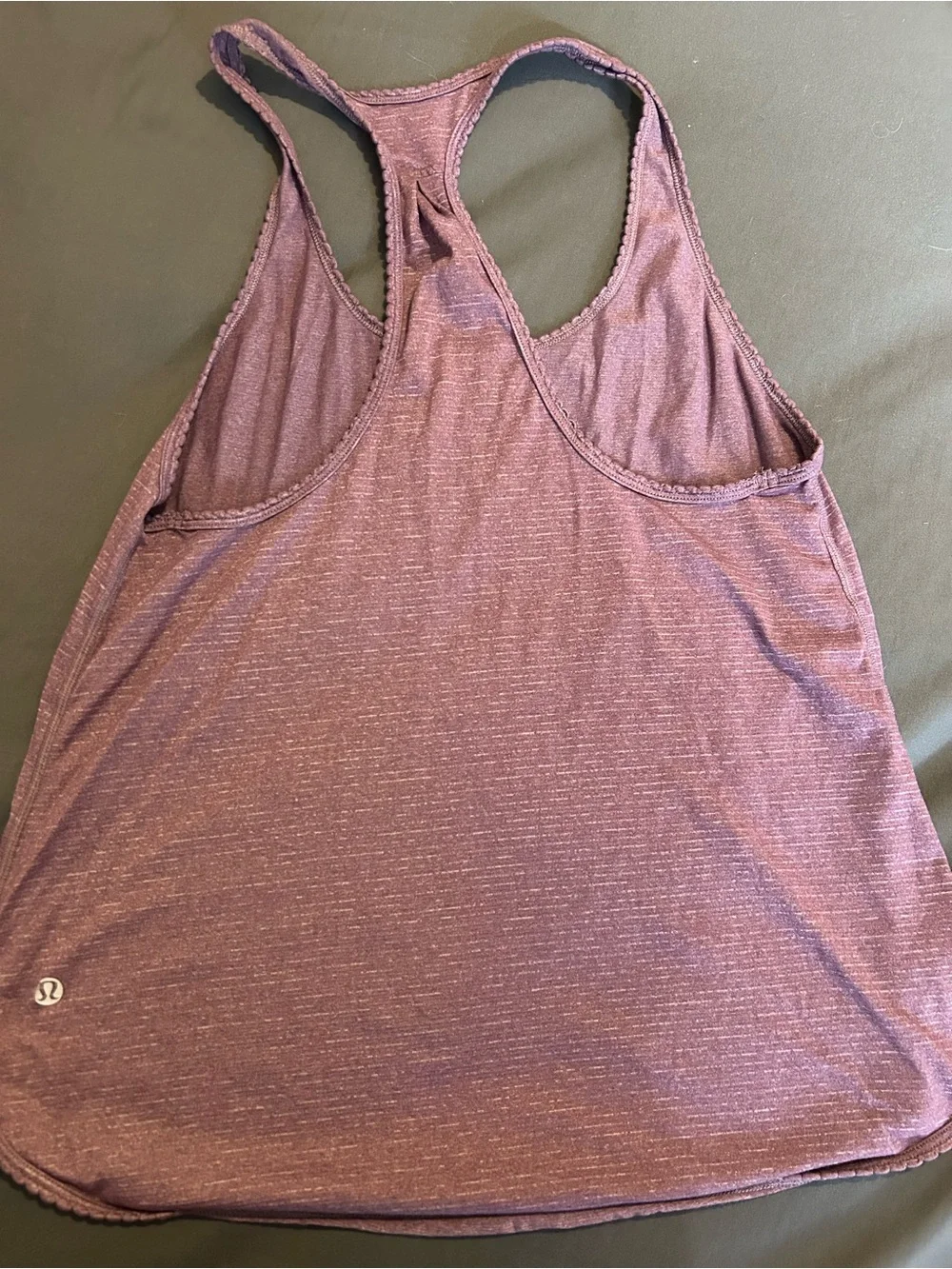 lululemon athletica Heathered Mauve Racerback Tank